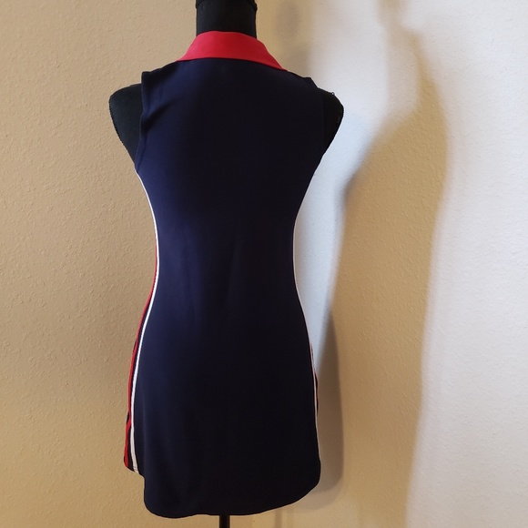 Pretty Girl Cute Red White and Blue Dress - Picture 6 of 8